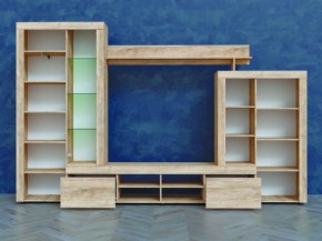 Гостиная МИРАЖ-1 (Дуб баррик) в Еманжелинске - emanzhelinsk.ok-mebel.com | фото 2