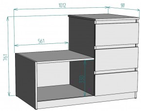 Комод Мальта K207 в Еманжелинске - emanzhelinsk.ok-mebel.com | фото 2