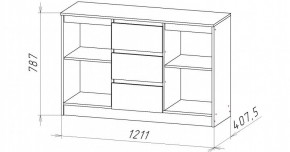 НИЦЦА-5 Комод (НЦ.05) в Еманжелинске - emanzhelinsk.ok-mebel.com | фото 2