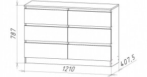 НИЦЦА-7 Комод (НЦ.07) в Еманжелинске - emanzhelinsk.ok-mebel.com | фото 3