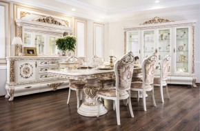 Комод с Зеркалом Алсу (белый глянец) в Еманжелинске - emanzhelinsk.ok-mebel.com | фото 4