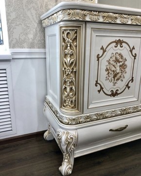 Комод с Зеркалом Алсу (белый глянец) в Еманжелинске - emanzhelinsk.ok-mebel.com | фото 9