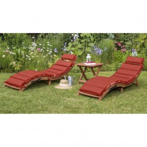 Комплект шезлонги и столик AFM-803A-T133 Beige-Terracotta (2+1) в Еманжелинске - emanzhelinsk.ok-mebel.com | фото