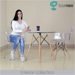 Кресло Barneo N-14-14 SteelMold прозрачный в Еманжелинске - emanzhelinsk.ok-mebel.com | фото 2