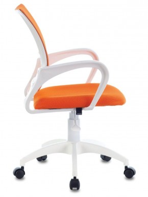 Кресло BRABIX "Fly MG-396W", пластик белый, сетка, оранжевое, 532401, MG-396W_532401 в Еманжелинске - emanzhelinsk.ok-mebel.com | фото 3
