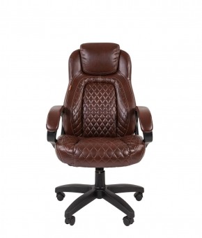 Кресло для руководителя  CHAIRMAN 432 (Экокожа коричневая) в Еманжелинске - emanzhelinsk.ok-mebel.com | фото 2