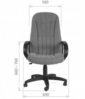 Кресло для руководителя  CHAIRMAN 685 СТ (ткань стандарт 10-356 черная) в Еманжелинске - emanzhelinsk.ok-mebel.com | фото 5