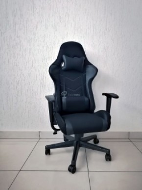 Кресло геймерское Barneo K-50 (черная сетка черные вставки) в Еманжелинске - emanzhelinsk.ok-mebel.com | фото