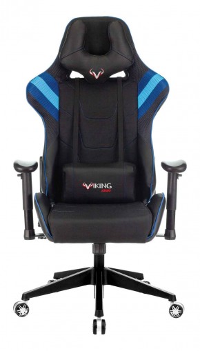 Кресло игровое Бюрократ VIKING 4 AERO BLUE черный/синий в Еманжелинске - emanzhelinsk.ok-mebel.com | фото 3