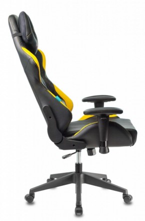 Кресло игровое Бюрократ VIKING 5 AERO YELLOW черный/желтый в Еманжелинске - emanzhelinsk.ok-mebel.com | фото 2