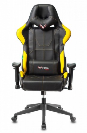 Кресло игровое Бюрократ VIKING 5 AERO YELLOW черный/желтый в Еманжелинске - emanzhelinsk.ok-mebel.com | фото 3