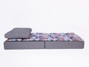 Кресло-кровать бескаркасное Харви (коричневый-геометрия браун) в Еманжелинске - emanzhelinsk.ok-mebel.com | фото 3
