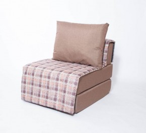 Кресло-кровать бескаркасное Харви (коричневый-квадро беж) в Еманжелинске - emanzhelinsk.ok-mebel.com | фото