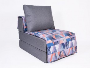 Кресло-кровать бескаркасное Харви (серый-сноу деним) в Еманжелинске - emanzhelinsk.ok-mebel.com | фото