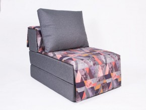 Кресло-кровать бескаркасное Харви (серый-сноу манго) в Еманжелинске - emanzhelinsk.ok-mebel.com | фото 1