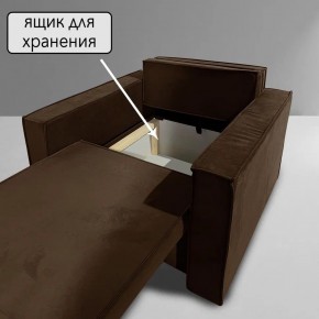 Кресло-кровать Принц КК1-ВК (велюр коричневый) в Еманжелинске - emanzhelinsk.ok-mebel.com | фото 6