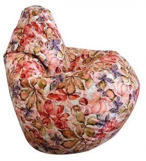 Кресло-мешок Цветы L в Еманжелинске - emanzhelinsk.ok-mebel.com | фото