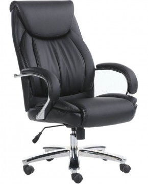 Кресло офисное BRABIX PREMIUM "Advance EX-575" (хром, экокожа, черное) 531825 в Еманжелинске - emanzhelinsk.ok-mebel.com | фото 1