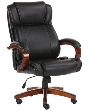 Кресло офисное BRABIX PREMIUM "Magnum EX-701" (дерево, рециклированная кожа, черное) 531827 в Еманжелинске - emanzhelinsk.ok-mebel.com | фото
