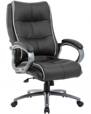 Кресло офисное BRABIX PREMIUM "Strong HD-009" (экокожа черная, ткань серая) 531945 в Еманжелинске - emanzhelinsk.ok-mebel.com | фото