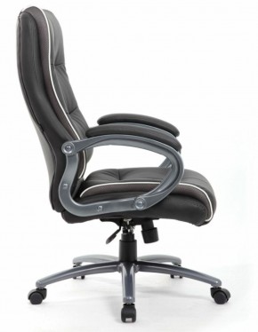 Кресло офисное BRABIX PREMIUM "Strong HD-009" (экокожа черная, ткань серая) 531945 в Еманжелинске - emanzhelinsk.ok-mebel.com | фото 3