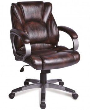 Кресло офисное BRABIX "Eldorado EX-504" (коричневое) 530875 в Еманжелинске - emanzhelinsk.ok-mebel.com | фото 1