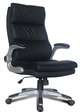 Кресло офисное BRABIX "Fregat EX-510" (рециклированная кожа, черное) 530863 в Еманжелинске - emanzhelinsk.ok-mebel.com | фото