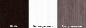 Кровать-чердак Пионер 1 (800*1900) Белое дерево, Анкор темный, Венге в Еманжелинске - emanzhelinsk.ok-mebel.com | фото 3