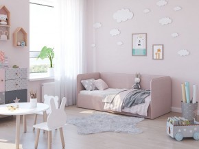 Кровать-диван Leonardo 160*70 (Розовый) + боковина в Еманжелинске - emanzhelinsk.ok-mebel.com | фото 5