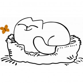 Кровать двухуровневая Кот № 900.1 ПРАВАЯ (туя светлая/белый) в Еманжелинске - emanzhelinsk.ok-mebel.com | фото 2
