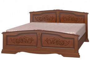ЕЛЕНА Кровать из массива 1800 (Орех) в Еманжелинске - emanzhelinsk.ok-mebel.com | фото