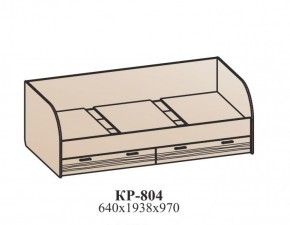 Кровать Лотос КР-804 Бодега белая/риф зеленый в Еманжелинске - emanzhelinsk.ok-mebel.com | фото