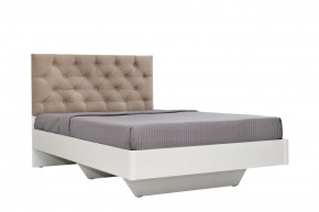 Кровать Милана (900) Каретная стяжка, на щитах в Еманжелинске - emanzhelinsk.ok-mebel.com | фото 3