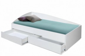 Кровать одинарная "Фея - 3" асимметричная 1900х800 (белая) в Еманжелинске - emanzhelinsk.ok-mebel.com | фото 2
