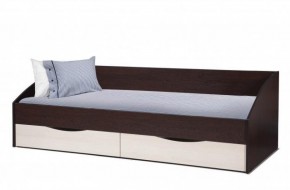 Кровать одинарная "Фея - 3" симметричная New (2000Х900) венге/вудлайн кремовый в Еманжелинске - emanzhelinsk.ok-mebel.com | фото