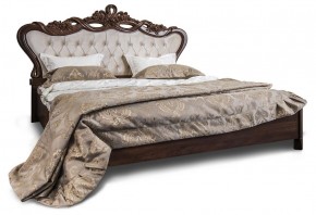 Кровать с мягким изголовьем Афина 1600 (караваджо) ламели в Еманжелинске - emanzhelinsk.ok-mebel.com | фото