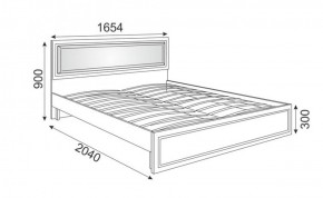 Кровать 1.6 Беатрис М10 с мягкой спинкой и ортопедическим основанием (дуб млечный) в Еманжелинске - emanzhelinsk.ok-mebel.com | фото 3