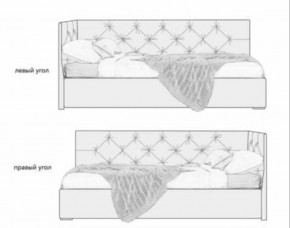Кровать угловая Лилу интерьерная +основание/ПМ/бельевое дно (120х200) в Еманжелинске - emanzhelinsk.ok-mebel.com | фото 5