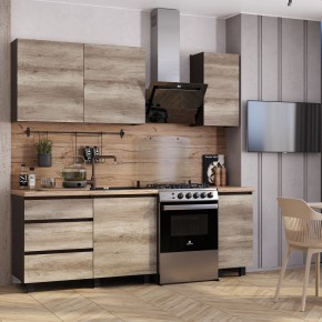 Кухня Энигма 1.6 м (венге/дуб каньон) в Еманжелинске - emanzhelinsk.ok-mebel.com | фото