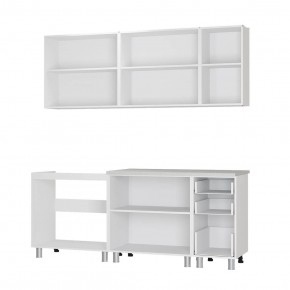 Кухня Рио 2.0 (Белый/F02) в Еманжелинске - emanzhelinsk.ok-mebel.com | фото 2