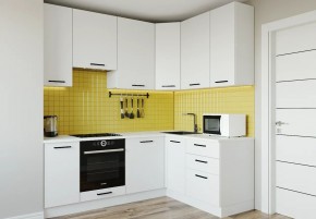 Кухонный гарнитур Белый Глянец 2200*1600 h950 (Стол. 26мм) в Еманжелинске - emanzhelinsk.ok-mebel.com | фото
