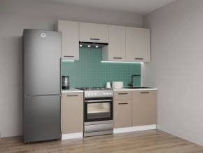 Кухонный гарнитур Каппучино 2000 (Стол. 38мм) в Еманжелинске - emanzhelinsk.ok-mebel.com | фото