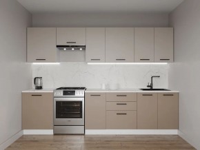 Кухонный гарнитур Каппучино 3000 (Стол. 38мм) в Еманжелинске - emanzhelinsk.ok-mebel.com | фото