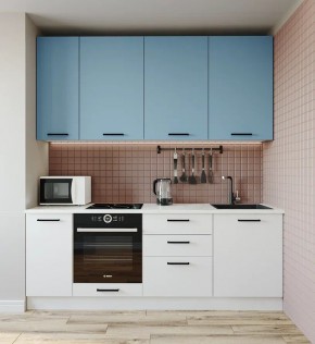 Кухонный гарнитур Капри 2200 h950 (Стол. 38мм) в Еманжелинске - emanzhelinsk.ok-mebel.com | фото