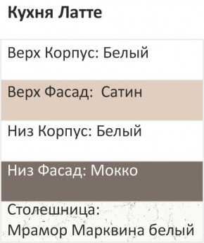 Кухонный гарнитур Латте 1000 (Стол. 26мм) в Еманжелинске - emanzhelinsk.ok-mebel.com | фото 3