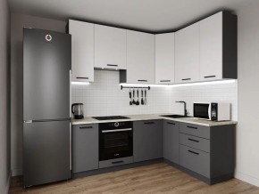 Кухонный гарнитур Меренга 2200*1600 h950 (Стол. 38мм) в Еманжелинске - emanzhelinsk.ok-mebel.com | фото