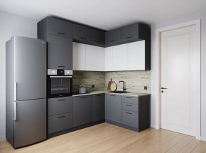 Кухонный гарнитур Меренга 2200*1700 (Стол. 26мм) в Еманжелинске - emanzhelinsk.ok-mebel.com | фото