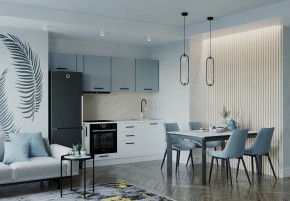 Кухонный гарнитур Ниагара 2550 (Стол. 26мм) в Еманжелинске - emanzhelinsk.ok-mebel.com | фото