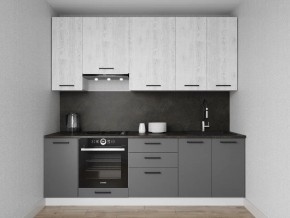 Кухонный гарнитур Санторини 2400 h950 (Стол. 38мм) в Еманжелинске - emanzhelinsk.ok-mebel.com | фото