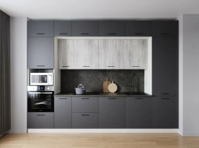 Кухонный гарнитур Санторини 3400 (Стол. 38мм) в Еманжелинске - emanzhelinsk.ok-mebel.com | фото
